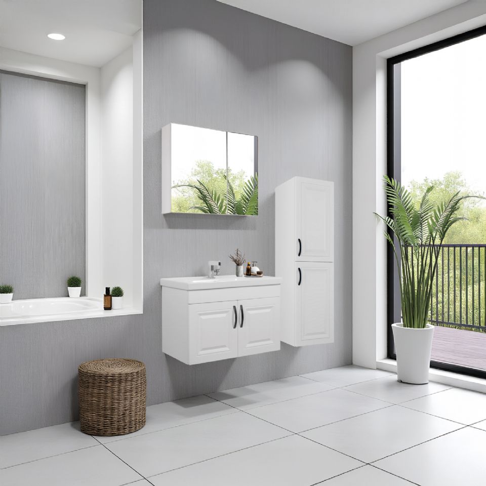 Ediz Banyo Dolabı